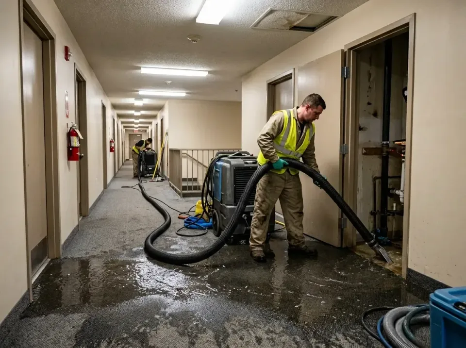 multi-unit-apartment-hallway-f-005 — frequently asked questions, Emergency Burst Pipe Water Extraction & Removal in Lake Sho…
